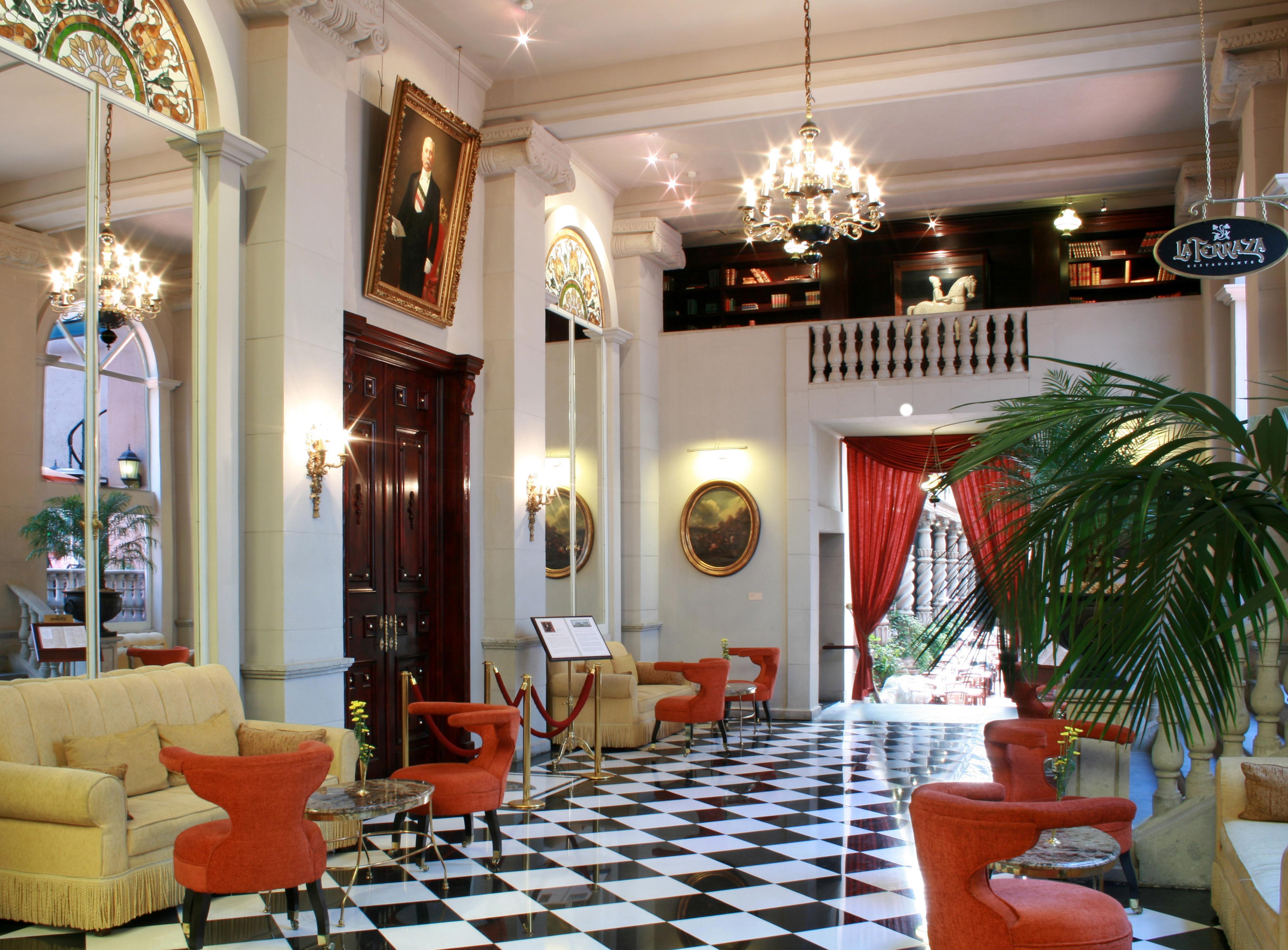 Hotel Geneve CD de Mexico Buitenkant foto The lobby of the hotel