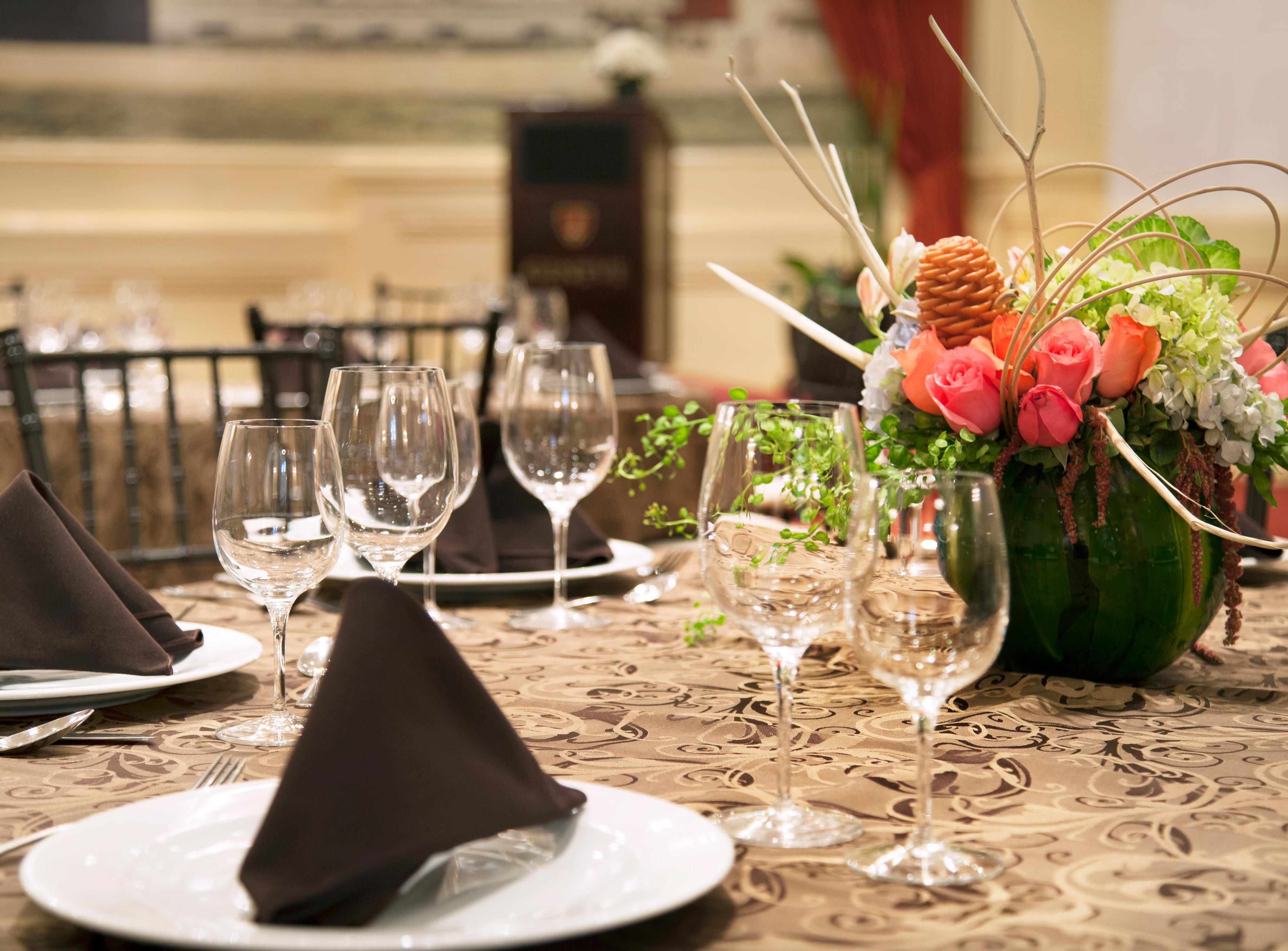 Hotel Geneve CD de Mexico Buitenkant foto A table set for a formal dinner